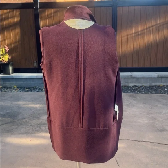 ARITZIA Wilfred Cavalier Jacket Deep Plum Size 2 Open Front Blazer - Picture 8 of 8